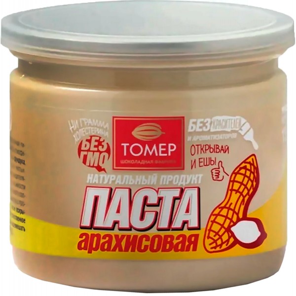 Арахисовая паста 100% тонкоизмельченная 150г Арахисовая паста 100% тонкоизмельченная 150г